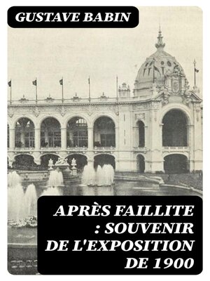 cover image of Après faillite